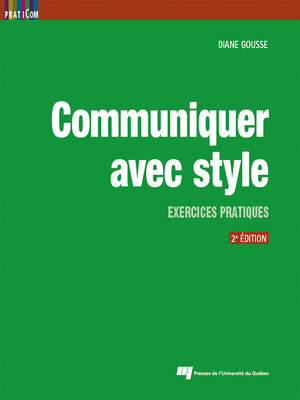 cover image of Communiquer avec style, 2e édition